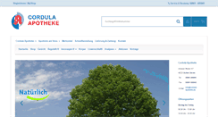 Desktop Screenshot of cordula-apotheke.de